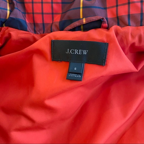 J. Crew plaid vest ( red and black colors ) - Picture 4 of 4